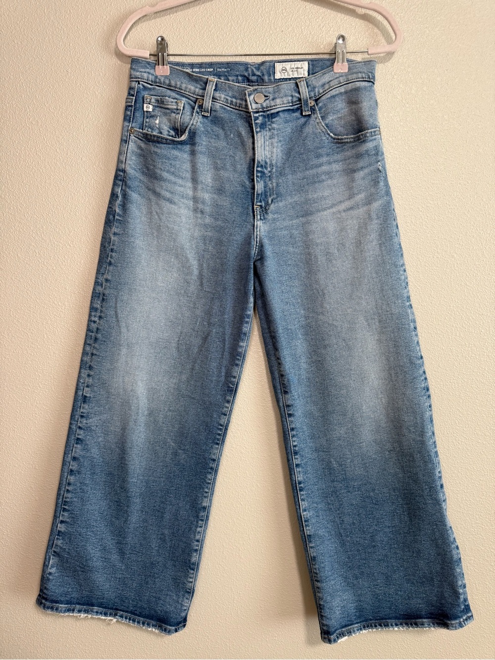 AG Saige Wide Leg Crop Jeans